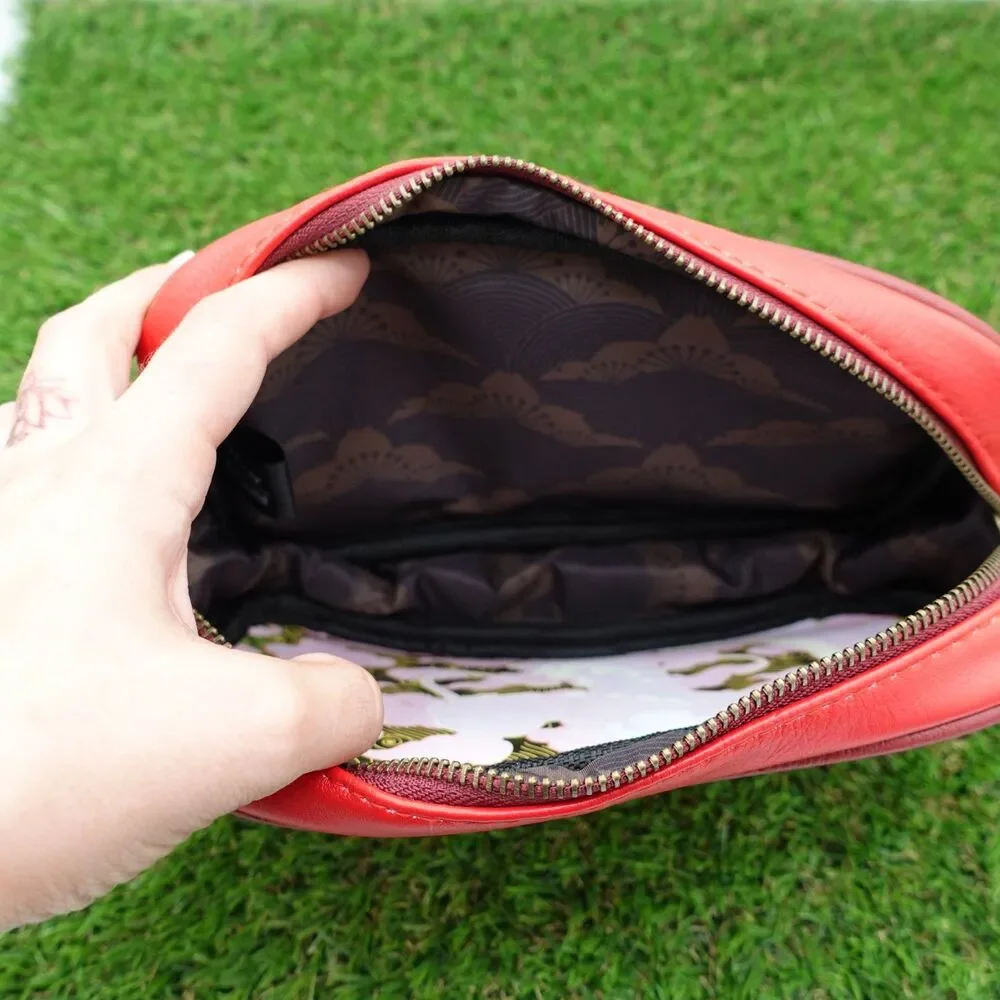 Loungefly Disney Mulan musho red case / pouch